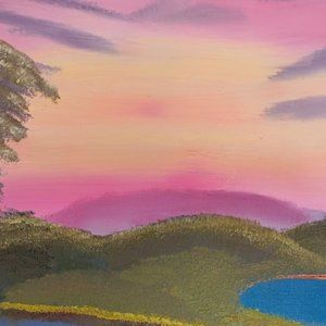 Original landscapes in oil on canvas